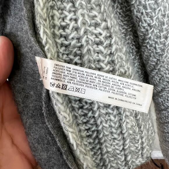 Anthropologie Saturday Sunday Open Cardigan Sweater Size Small in Gray - Picture 11 of 12